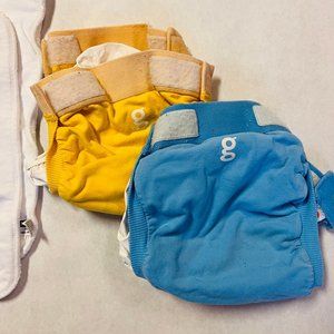 2 Cloth G Diapers - Sz M